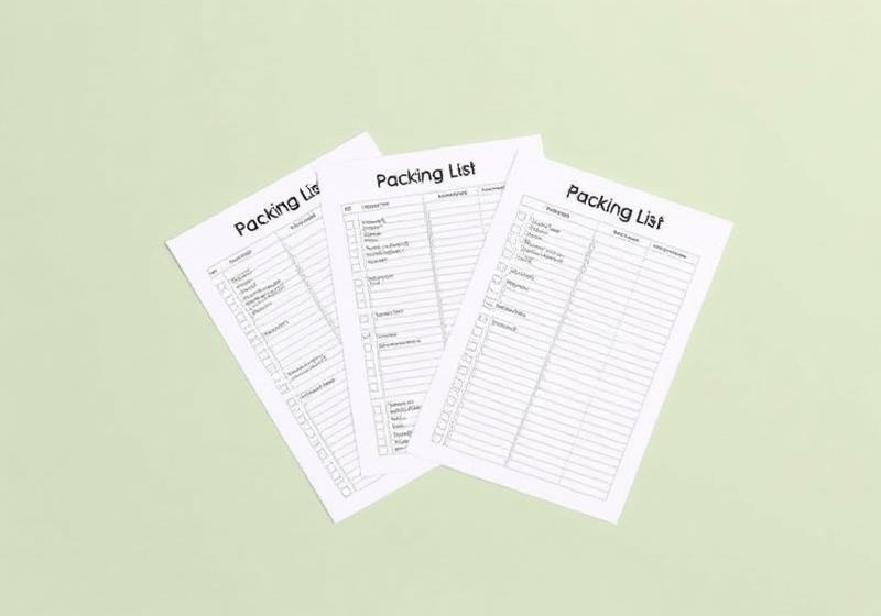 Packing Lists