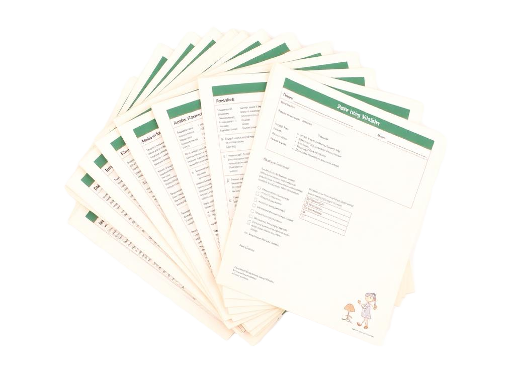 Printable field journal pages